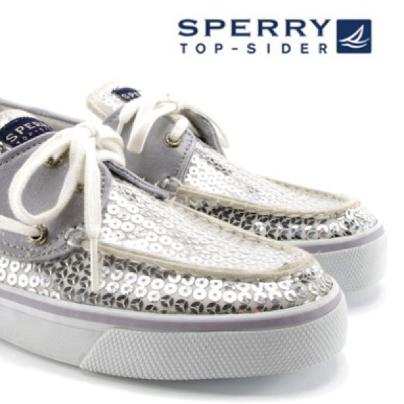 sequin boat shoes